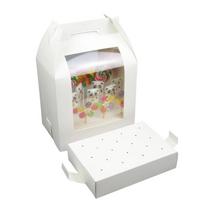 Pudełko Na Lizaki Cake Pops  15X21X30Cm Z Oknem I Wkładką 5Szt