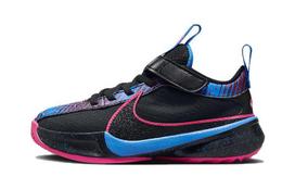 Nike Freak 5 Atsparūs trinčiai Žemi Vaikų Krepšinio Batai Juodi Mėlyni Rožiniai Vaikams FB8980-400 28
