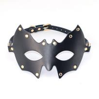 Bat Shape Eye Face Mask Cosplay Adult Pu Leather Masks Halloween Masquerade Carnival Bar Dress Up Party Costume Props