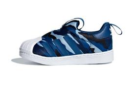 Adidas Originals Superstar Collection 360 I Abrasion Resistant Low top Toddler Shoes Blue Black Infant And Toddler CG6577 20