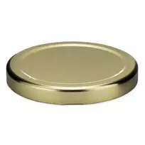 Metaliniai užsukami dangteliai stiklainiams POLINKA, 82mm, 10 vnt auksiniai