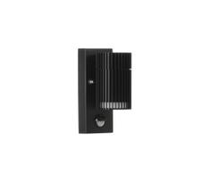 Kanlux 46202 - Lauko sieninis taškinis šviestuvas su judesio jutikliu RADILO 1xGU10/11W/230V IP44 juodas