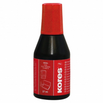 Tušas antspaudams 27ml KORES, raudonas