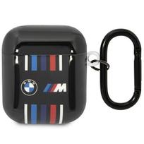 BMW BMA222SWTK AirPods 1/2 dangtelis juodas/juodas Kelių spalvų linijos