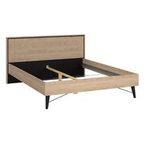 Dvigulė lova natūralios spalvos be grotelių 160x200 cm Ry – Tvilum