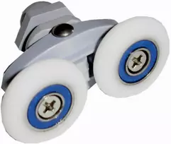 Ratukai dušo kabinos durims dvigubi 25mm