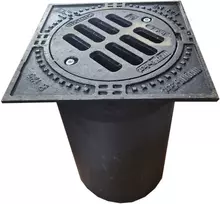 Dangtis ketaus 315 RCP B-12.5T su grotelėmis