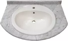 Stalviršis granito su praustuvu C0000812