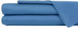 Riposo PREMIUM Satino paklodė be gumos Mėlyna 200x220 cm
