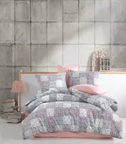 Riposo RENFORCE medvilnės patalynės komplektas CERAMICA POWDER 200x220 cm