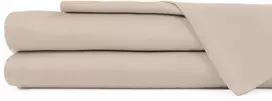 Riposo PREMIUM Satino paklodė be gumos Taupe 200x220 cm