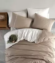 Patalynės komplektas Riposo RENFORCE medvilnės patalynės komplekta DOUBLE FACE BERN 200x220 cm
