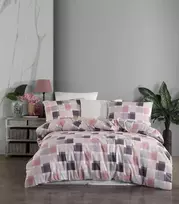 Riposo Renforce medvilnės patalynės komplektas Mare V3 Rožinė 200x220 cm