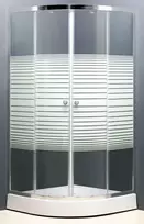 Dušo kabina S802D pilkas 90x90