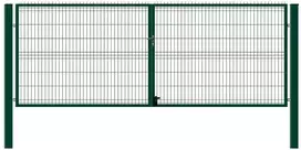 Vartai su dviem stulpais 1530x3000 mm (Ral6005)