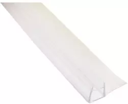 Tarpinė F formos 8mm 2.0m plastikinė dušo kabinos durims