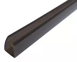 Profilis šiltnamiams 2.1m 16mm bronza-pilkas