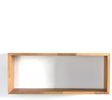 CLOSE (100x24x32cm) ąžuolinė sieninė lentyna : Apdaila - Aliejuota bespalviu linų sėmenų aliejumi