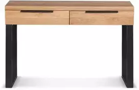 HUGO R 120cm Ąžuolinė konsolė : Apdaila - Be apdailos