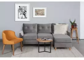 SELECT Ø60 ąžuolinis apvalus žurnalinis staliukas : Apdaila - Be apdailos, Aukštis - 47cm