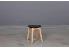 STOOL Juodas TOP ąžuolinė taburetė