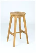 STOOL ąžuolinė baro (69cm) taburetė : Apdaila - Be apdailos