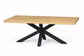 MODERNA 200X100 ąžuolinis stalas : Apdaila - Be apdailos