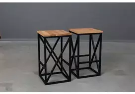 SELECT (62,5cm) taburetė / staliukas : Apdaila - Aliejuota bespalviu linų sėmenų aliejumi
