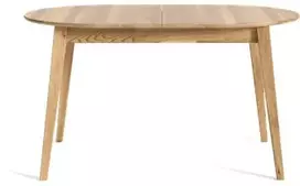 HOWDALA 140-180X90 ovalus ąžuolinis, prasiilginantis, stalas : Apdaila - Be apdailos