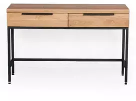 HUGO 120cm Ąžuolinė konsolė : Apdaila - Aliejuota bespalviu linų sėmenų aliejumi