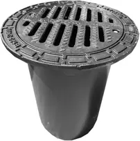 Dangtis ketaus apv.425 su grotelėmis RCP D-40T/TL-400