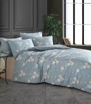Riposo RENFORCE medvilnės patalynės komplektas LUKE W.Žalias 200x200 cm