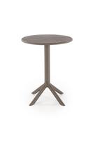 Lauko stalas CALVO, 60x60x72 cm, pilkas