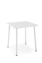 Lauko stalas BOSCO, 70x70x76 cm, baltas