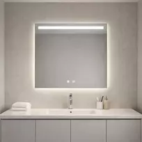 Veidrodis LIRA 60 su LED apšvietimu