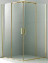 Dušo kabina AW1142 100x100 GOLD skaidri be pado