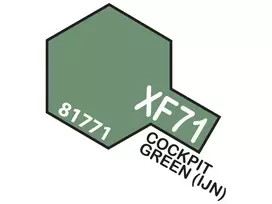 Tamiya XF-71 Cockpit Žalias (IJN) akriliniai dažai modeliams, 10 ml