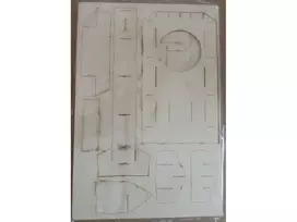 Wmc Models IS-3M lazeriu pjautas faneros rėmas 1:25 modeliui (WMC)