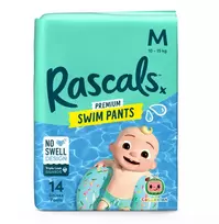 Rascal And Friends RASCALS maudymosi sauskelnės-kelnaitės COCOMELON, M dydis, 10-15 kg., 14 vnt., 93718
