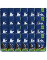BRIT Premium Adult sterilised su vištiena kastruotoms katėms 24 x 100 g