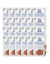BRIT Care Sterilized Fillets in Jelly Duck&Turkey 24 x 85 g su antiena ir kalakutiena sterilizuotoms katėms