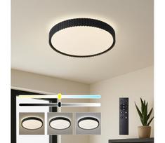 Brilagi - reguliuojamas LED lubinis šviestuvas ORINO LED/54W/230V 3000-6000K juodas Ø 43 cm su nuotolinio valdymo pultu