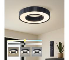 Brilagi - LED reguliuojamas lubų šviestuvas LUMIX LED/48W/230V 3000-6000K juodas Ø 50 cm + su nuotoliniu pulteliu