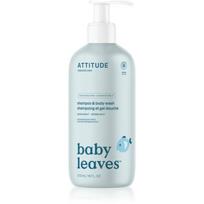 Attitude Baby Leaves Shampoo & Body wash šampūnas ir dušo želė vaikams Good Night 473 ml