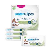 WaterWipes drėgnos servetėlės SENSITIVE + 240 vnt. (4 pak. x 60 vnt.)