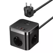 Baseus PowerCombo Universali maitinimo juosta Indoor Black