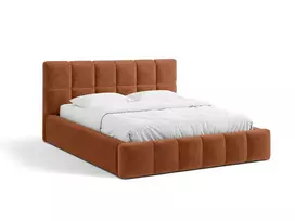 Storage Bed With Headboard, "Bellis", 220x220x100 Made in Europe