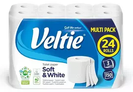 POPIER TUALET VELTIE SOFT&WHITE 24RUL