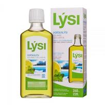 LYSI maisto papildas žuvų taukai COD LIVER OIL, mėtų ir citrinų skonio, 240 ml