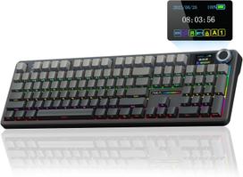 Aula F108 PRO Mechaninė žaidimų klaviatūra (Black) – LEOBOG Zephyr V3 Switches